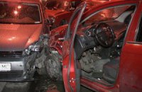 В Киеве на Троещине пьяный водитель протаранил шесть автомобилей