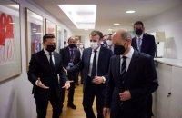 Зеленський, Шольц і Макрон закликали Росію відновити конструктивну роботу в Нормандському форматі 