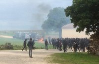 Во Франции антиядерный митинг разогнали водометами и газом