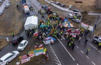 Польські фермери розблокували пункт пропуску "Ягодин – Дорогуськ"