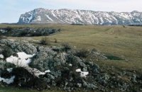В Крыму выпал снег