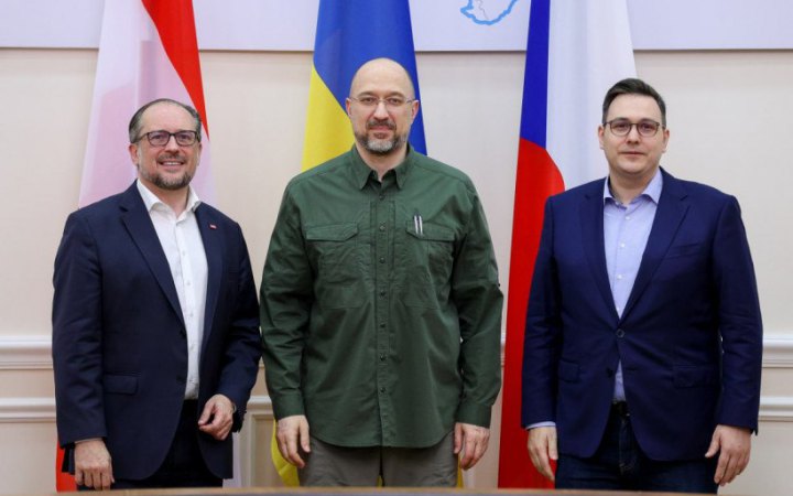 Шмигаль зустрівся з очільниками МЗС Австрії та Чехії