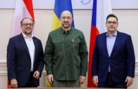 Шмигаль зустрівся з очільниками МЗС Австрії та Чехії