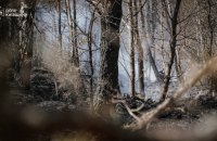 Рятувальники продовжують ліквідацію пожежі у Зоні відчуження через атаку російських БпЛА