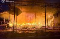 Росіяни вдарили по території ринку на Харківщині