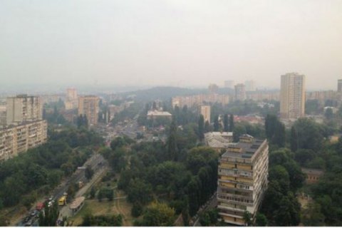 Концентрация вредных веществ в воздухе Киева в пределах нормы