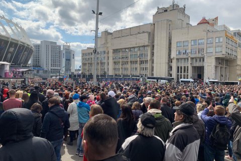 В мероприятиях возле "Олимпийского" приняли участие до 5 тыс. человек, - МВД