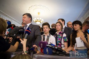 Порошенко пошутил про свободу слова
