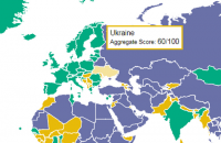 Украина осталась "частично свободной" страной по версии Freedom House