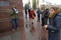 ​В Киеве прошла акция против освобождения фигуранта дела об убийстве Вербицкого