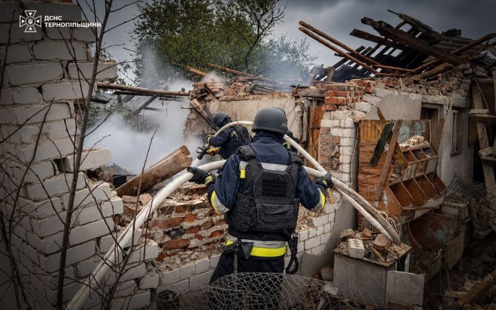 На Тернопільщині унаслідок влучання російського БпЛА троє людей поранені 