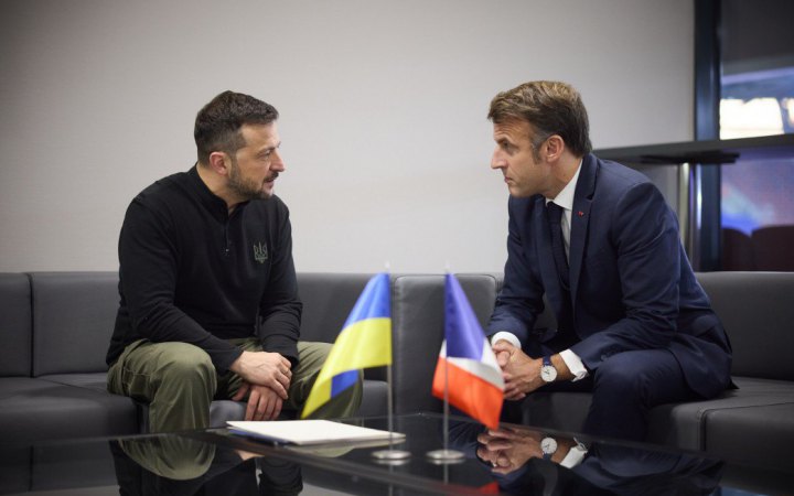 Зеленський: Франція готова працювати над посиленням антибалістичного захисту України