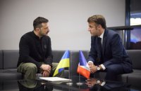 Зеленський: Франція готова працювати над посиленням антибалістичного захисту України