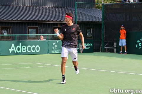Кубок Дэвиса: Украина победила Португалию 3:1