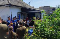 У Тальному сотні людей прощалися з нацгвардійцем Бондаренком, якого насмерть збили на блокпосту у Києві