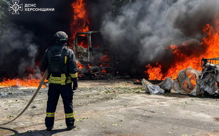 Унаслідок російських обстрілів на Херсонщині постраждали десятеро цивільних