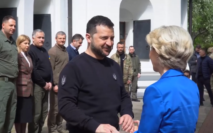 “Відтепер 9 травня буде Днем Європи”: Зеленський зустрівся в Києві з президенткою Єврокомісії Урсулою фон дер Ляєн