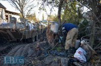 В Песках снаряд попал в медчасть, погиб военный, - "Свобода"