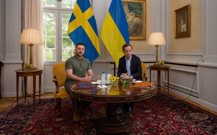 Зеленський сьогодні має відвідати Швецію для переговорів щодо оборони