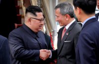 Ким Чен Ын прибыл в Сингапур
