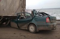 В Кировоградской области Skoda въехала сзади в грузовик, погибли три человека