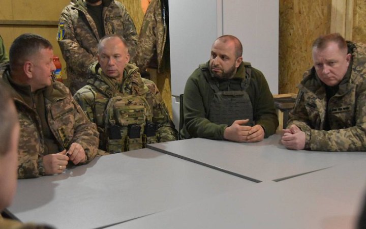 Залужний, Умєров і Шаптала відвідали позиції захисників в районі Куп'янська