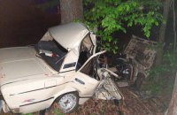 У Київській області три людини загинули в результаті зіткнення ВАЗа з деревом