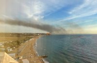 В окупованому Криму загорівся аеропорт Бельбек 