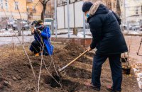 На території Єврейського культурного центру за участі дипломатів з Європи та США започаткували Алею єднання 