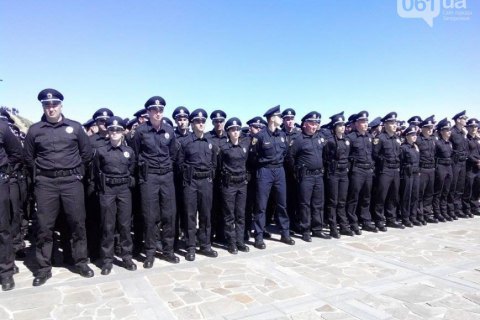 В Запорожье приняла присягу патрульная полиция