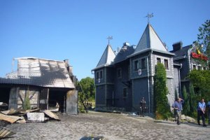 В Ивано-Франковске взорвали гостиничный комплекс к Евро-2012