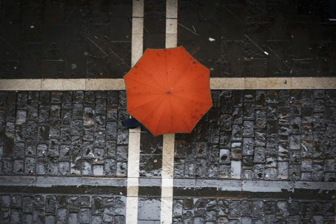 В среду в Киеве умеренный дождь, до +27