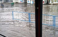 Луганск превратился в сплошную реку