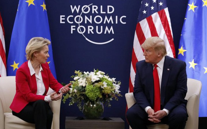 Трамп і фон дер Ляєн зустрінуться сьогодні, щоб домовитися про торговельну угоду 