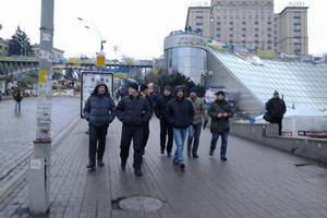 На Майдан пробираются "титушки" из Мариинского парка 