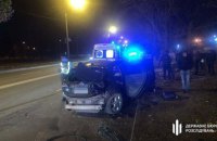 ​У Харкові поліцейський намагався втекти з місця ДТП і врізався ще у дві автівки