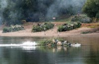Российские военные в Приднестровье провели учения с форсированием Днестра