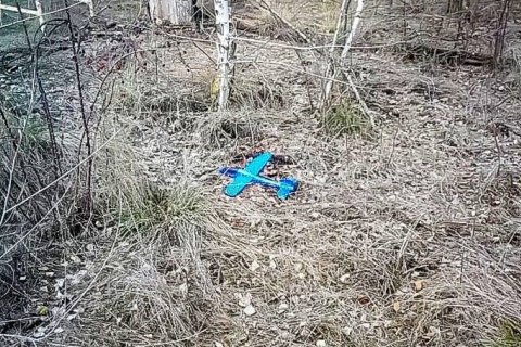 Оккупанты на Донбассе запустили в сторону позиций ВСУ детский самолет со взрывчаткой