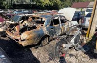 Російський дрон влучив у вантажівку на трасі Запоріжжя-Донецьк