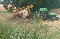 На Сумщині тракторист підірвався на міні