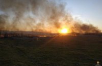 Под Тернополем горит орнитологический заповедник