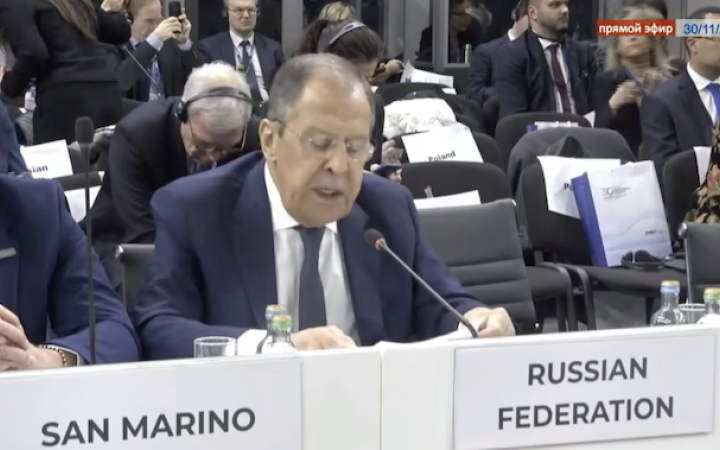 Під час виступу Лаврова на заході ОБСЄ з зали вийшли деякі делегати 