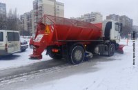 Сніг у Києві падатиме до вечора 