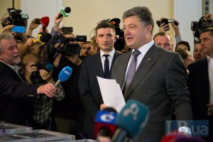 Национальный экзит-полл: Порошенко 55,9%, Тимошенко 12,9%