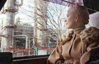 Тимошенко посетила завод, на котором начинала работать