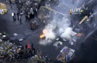 "Беркут" зачистив Грушевського і відрізав Укрдім від Майдану