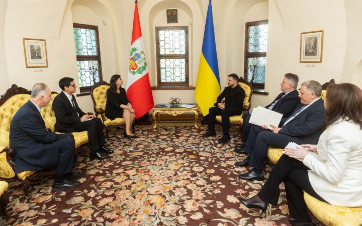 Зеленський прийняв вірчі грамоти від послів Панами, Монголії і Перу