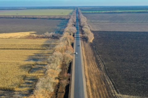 В Днепропетровской области отремонтировали никопольскую трассу