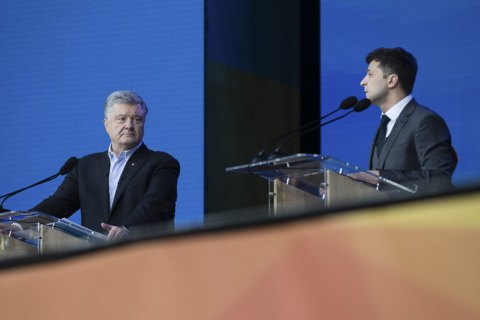 КМІС: рейтинг Зеленського - 22,7%, Порошенка - 18,3%