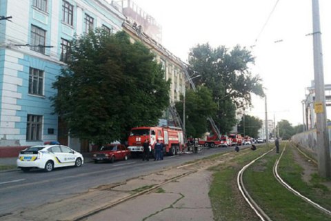 В Днепре из-за ночного пожара эвакуировали более 150 жильцов пятиэтажки
